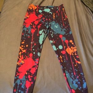 CVG paint splatter capris